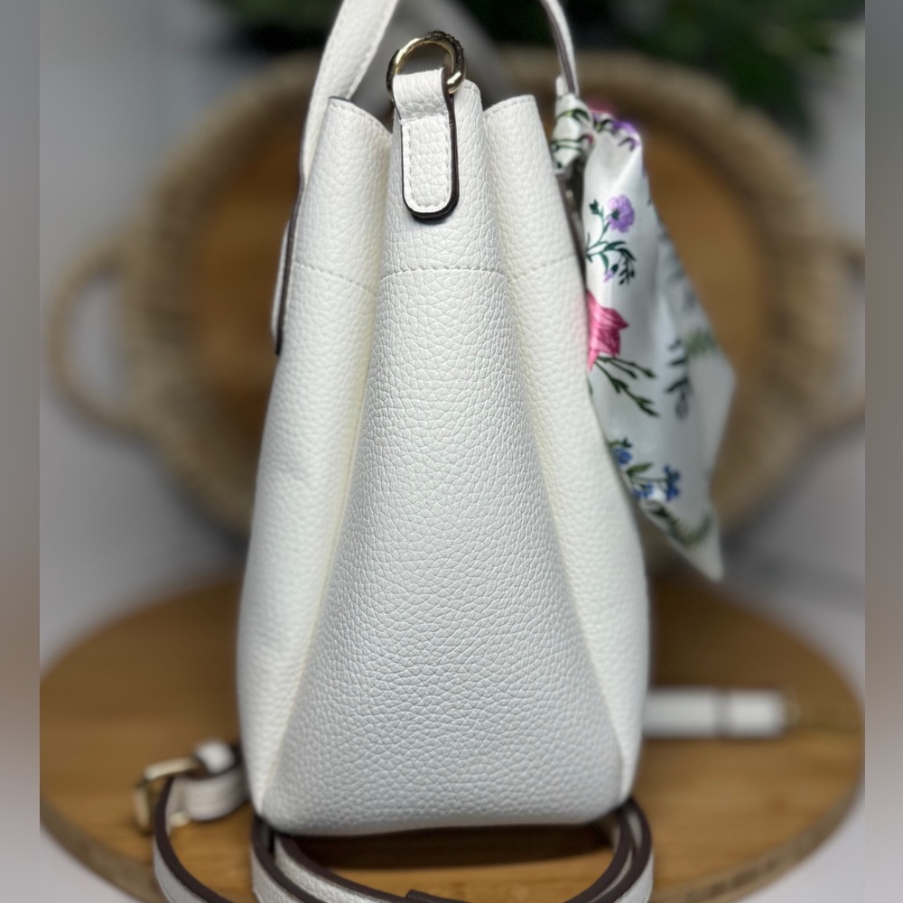 Nanette Lepore Asahi Triple Section Shoulder & Crossbody Bag with Twilly - Picture 6 of 10